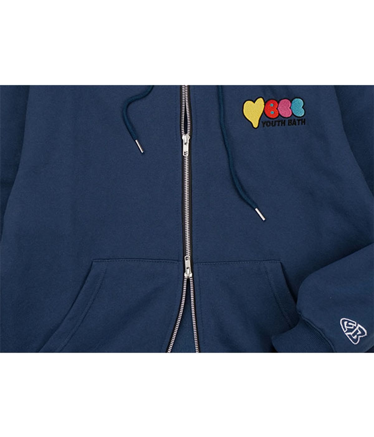 유쓰배쓰(YOUTHBATH) YBCC Zip-up Hoodie_navy