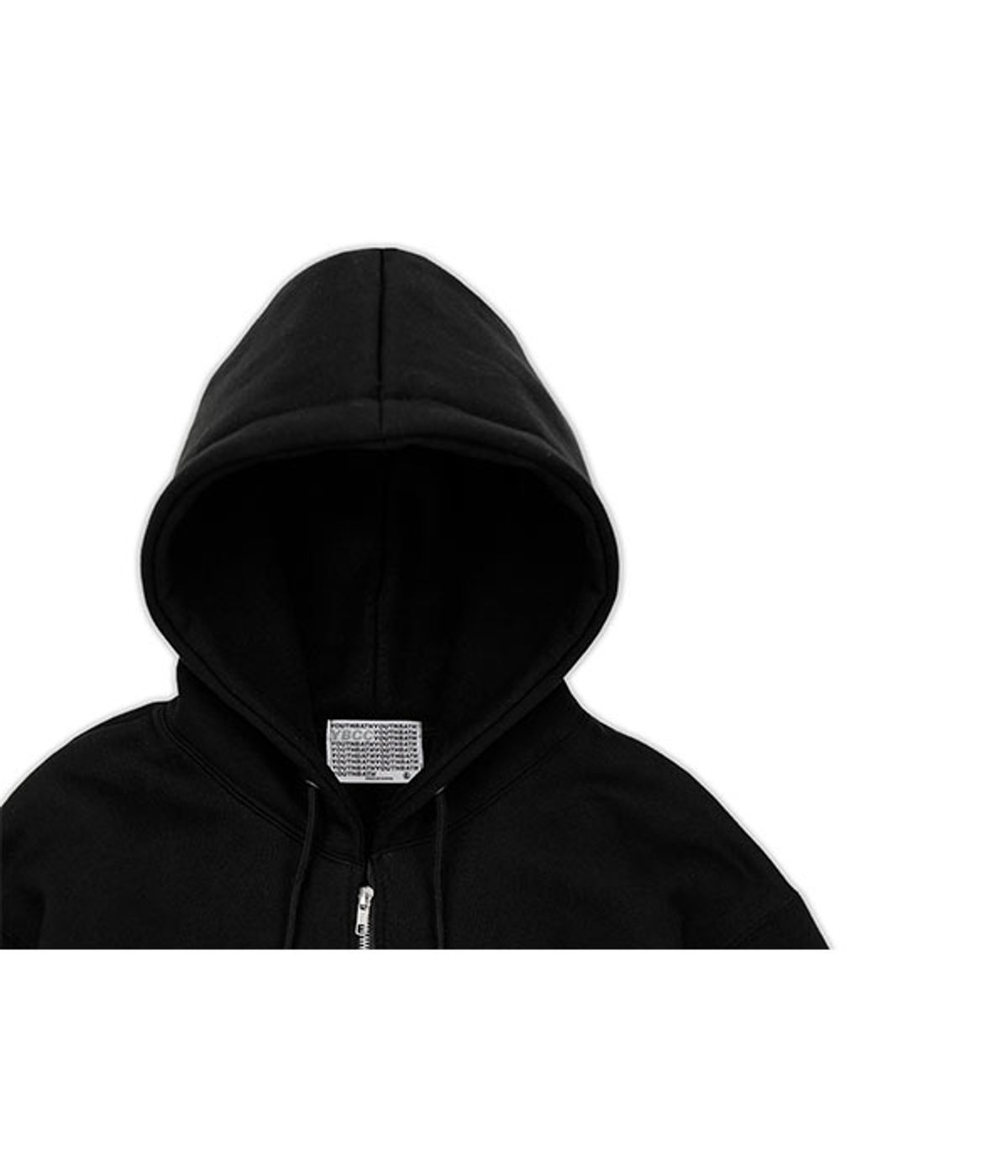 유쓰배쓰(YOUTHBATH) YBCC ZIP-UP HOODIE_BLACK