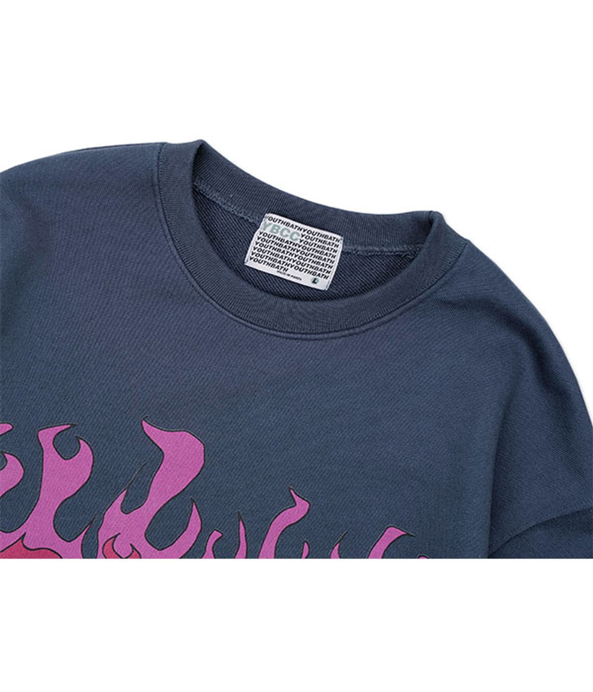 유쓰배쓰(YOUTHBATH) WETCAR SWEAT SHIRT_NAVY