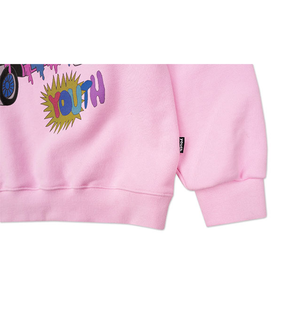 유쓰배쓰(YOUTHBATH) WET CAR SWEAT SHIRT_PINK