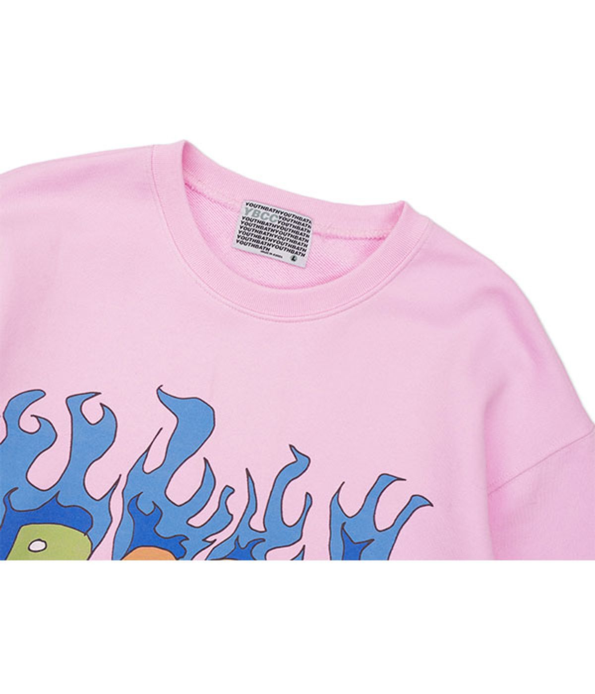 유쓰배쓰(YOUTHBATH) WET CAR SWEAT SHIRT_PINK