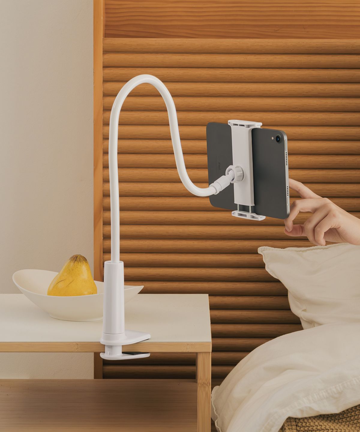 누아트(NUART) (2COLOR) 스마트폰 태블릿 침대 자바라 거치대 65/75/110cm