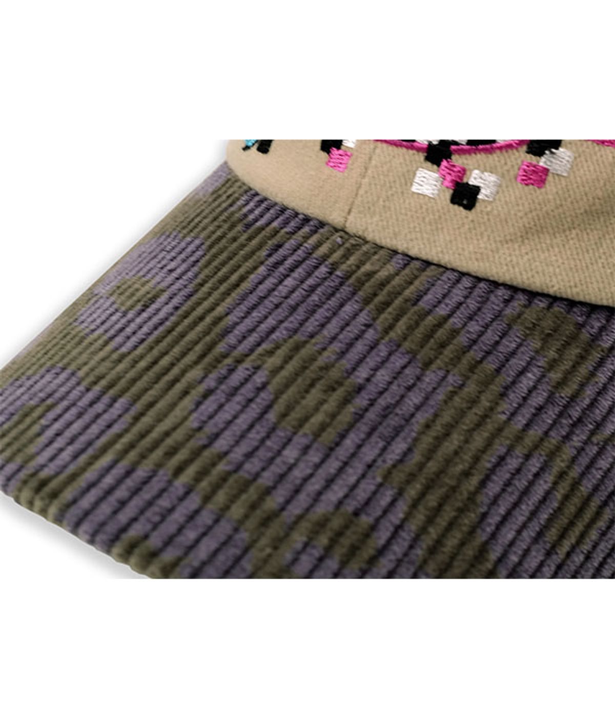 유쓰배쓰(YOUTHBATH) PIXEL DOG CORDUROY BALL CAP_BEIGE