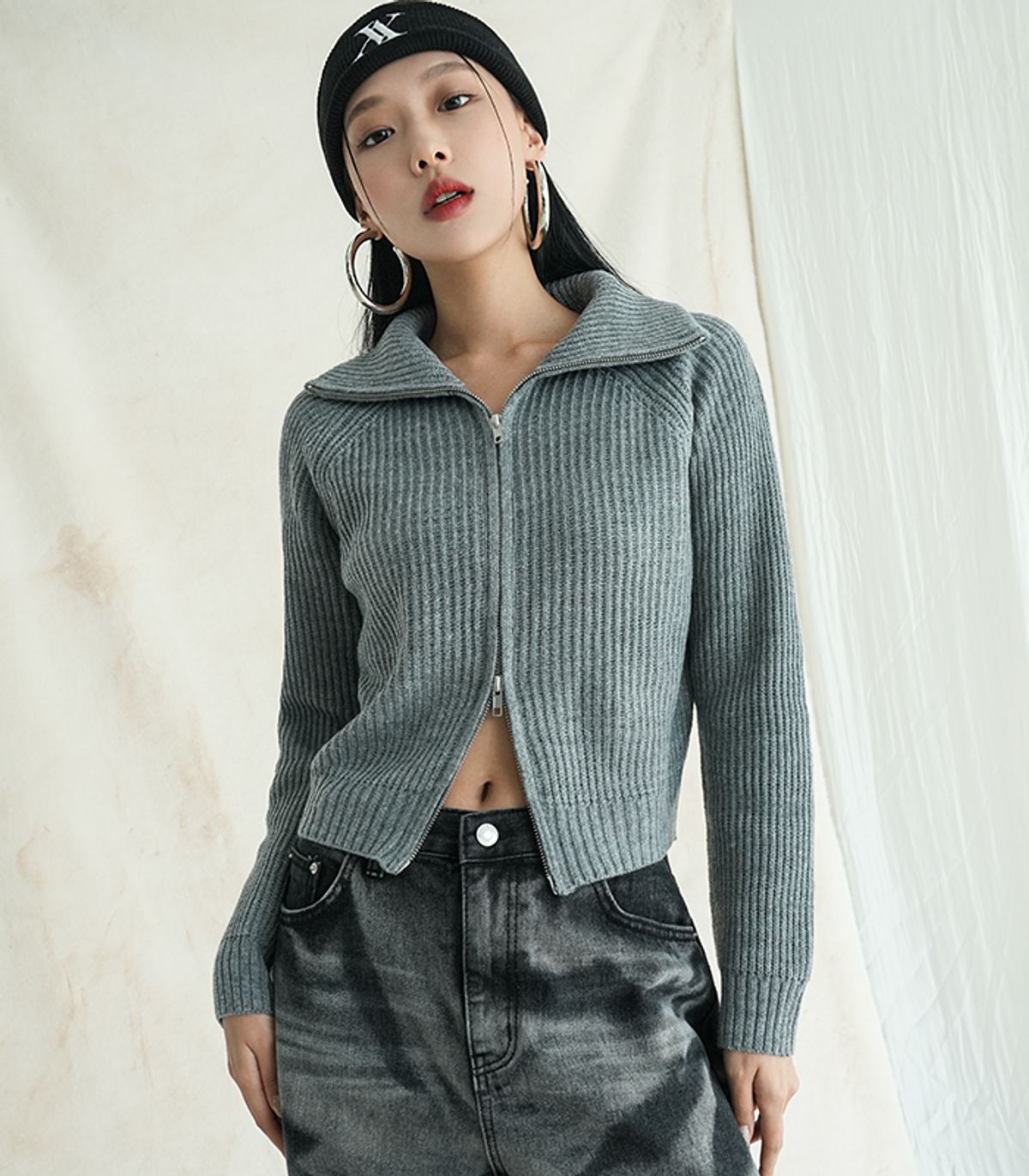 어반드레스(AVANDRESS) Collar Two-way Knitwear - 7COL