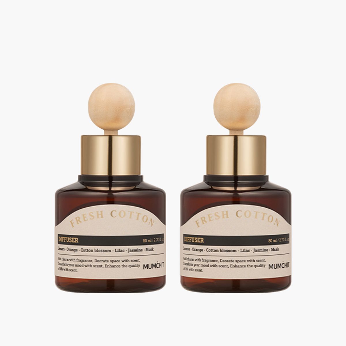 멈칫(MUMCHIT) [2SET] 바이오톡스 차량용 디퓨저 80ml (4종 택1)