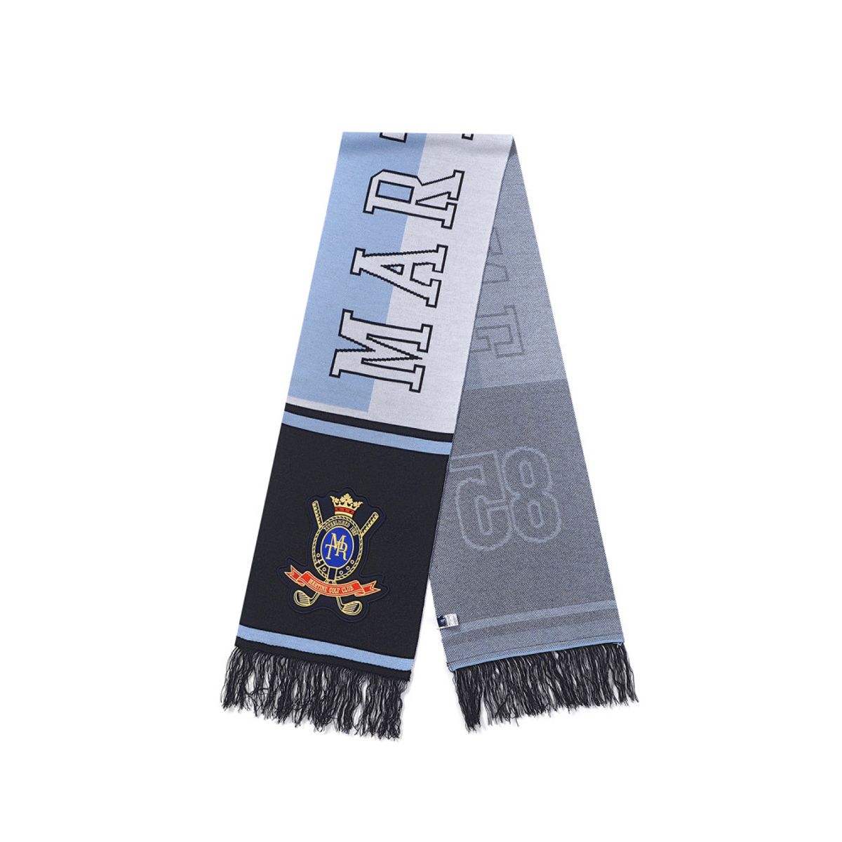 마틴골프(MARTINE GOLF) Classic Emblem Jacquard Muffler_Light Blue