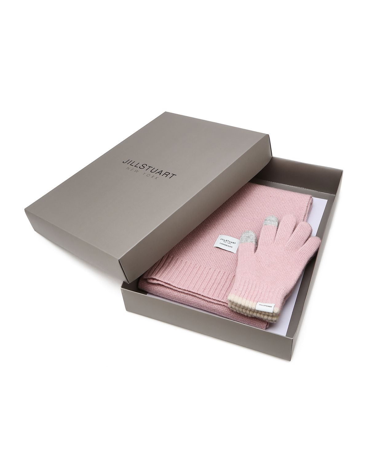 질스튜어트액세서리(JILLSTUART ACC) [머플러+장갑세트][GIFT포장] 울캐시미어혼방 머플러장갑세트 3colors