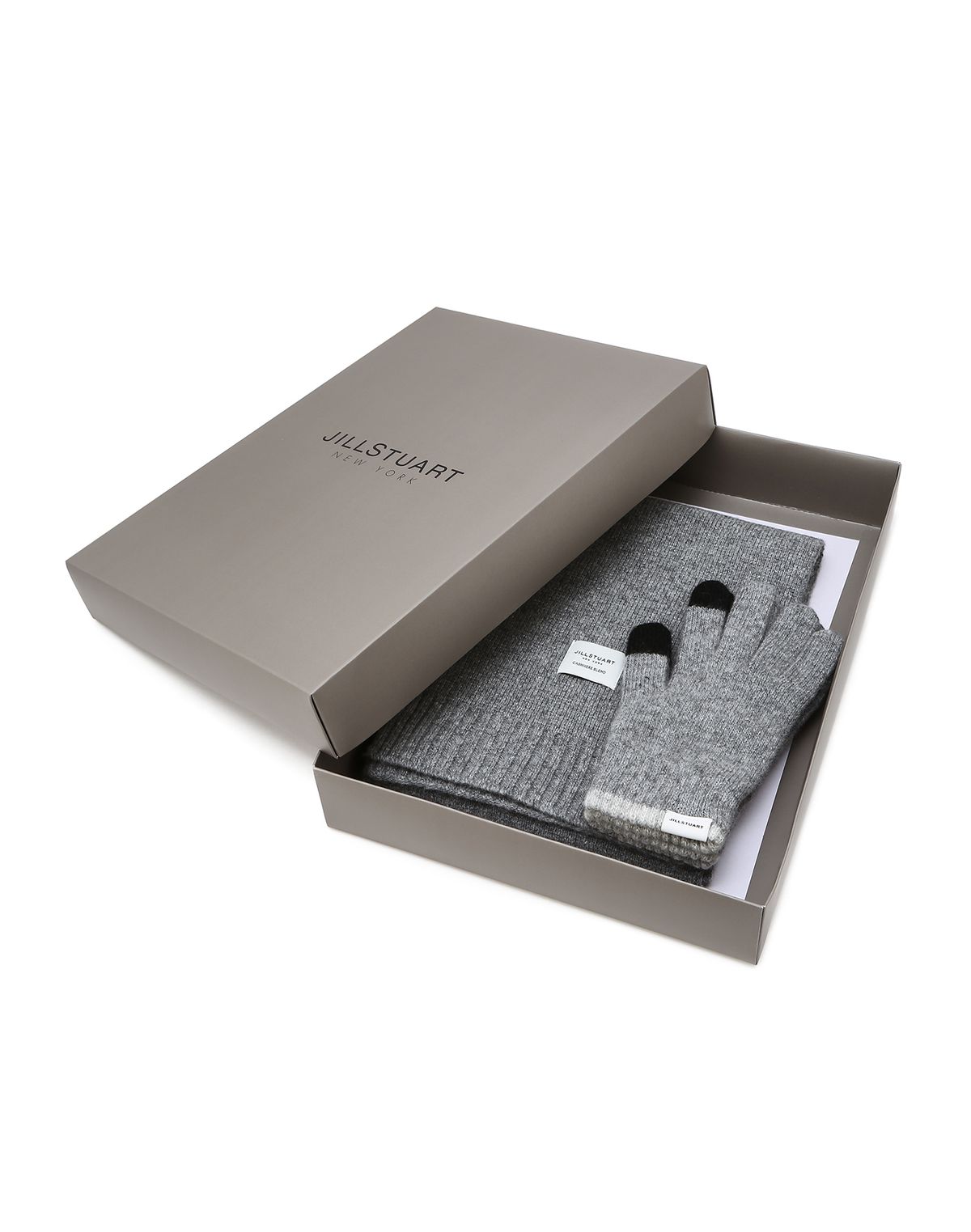질스튜어트액세서리(JILLSTUART ACC) [머플러+장갑세트][GIFT포장] 울캐시미어혼방 머플러장갑세트 3colors
