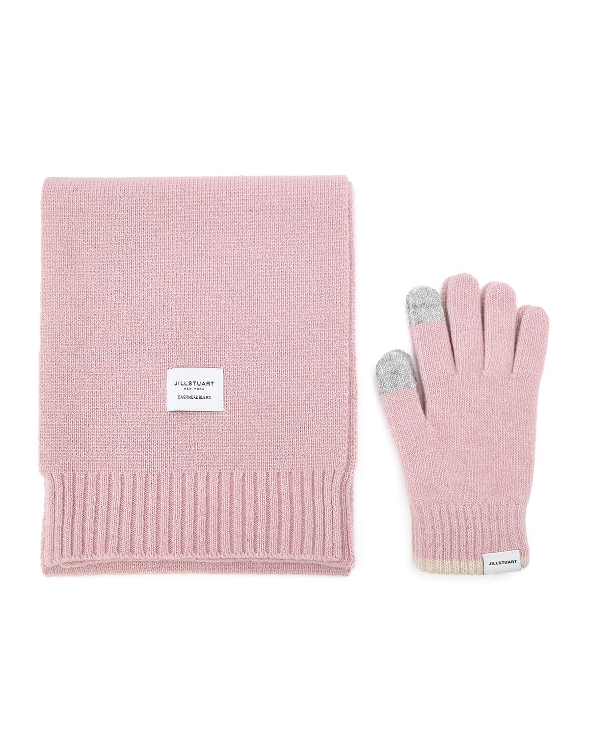 질스튜어트액세서리(JILLSTUART ACC) [머플러+장갑세트][GIFT포장] 울캐시미어혼방 머플러장갑세트 3colors