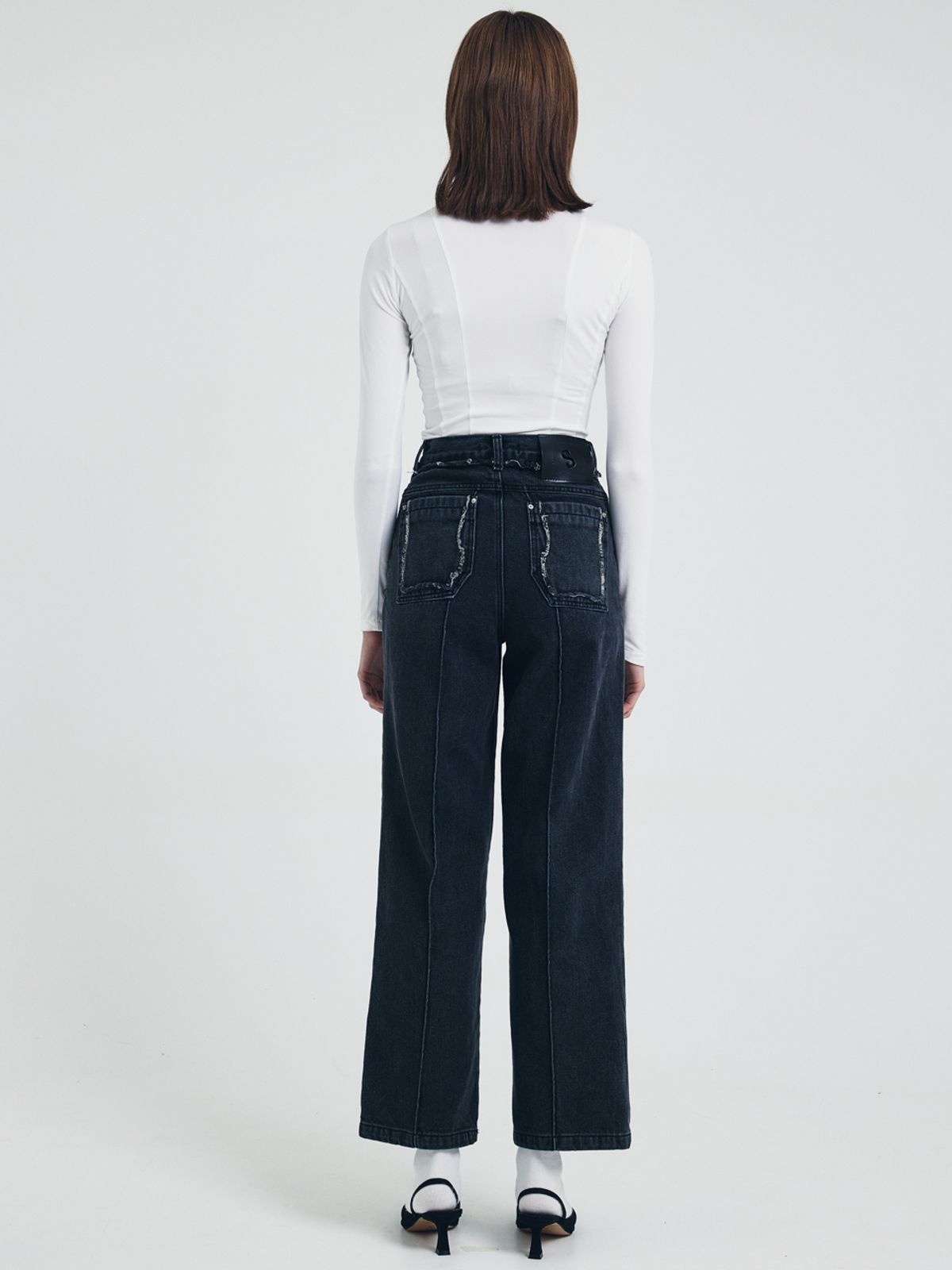 쎄이연(SAYYEON) Turtle neck Printing T-shirt White