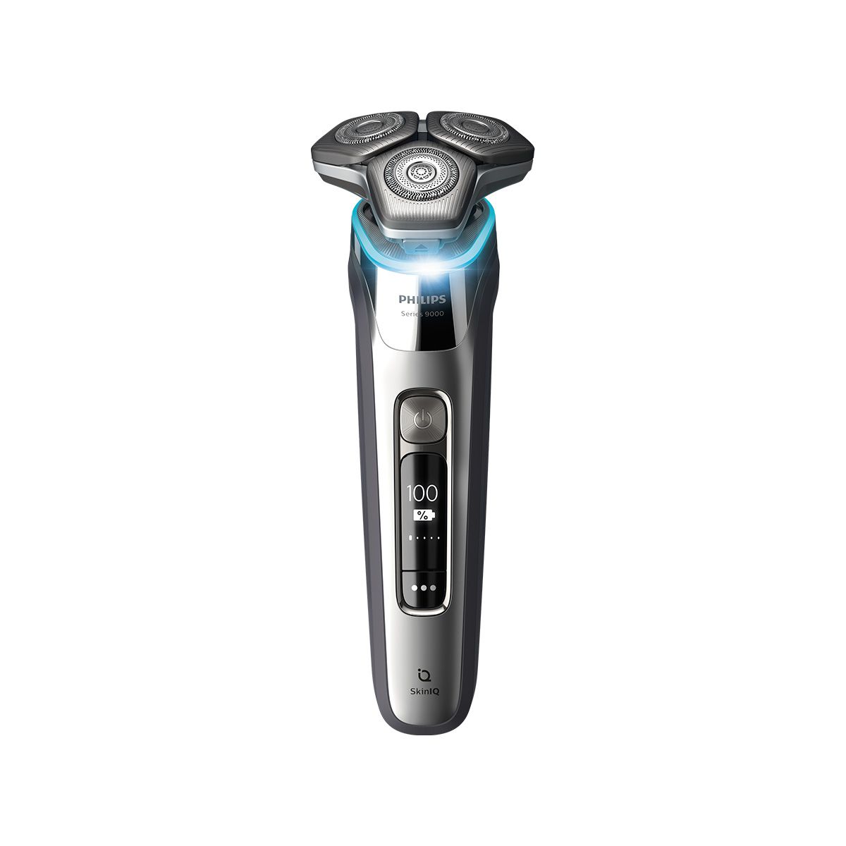 필립스(PHILIPS) SkinIQ S9000 시리즈 전기면도기 크롬실버 S9973/63
