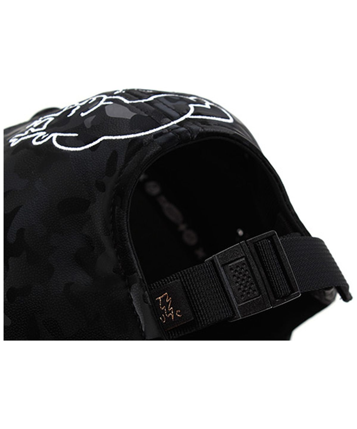 유니버셜 케미스트리(UNIVERSAL CHEMISTRY) FOREST CUBE Camo Leather Ballcap 카모가죽볼캡
