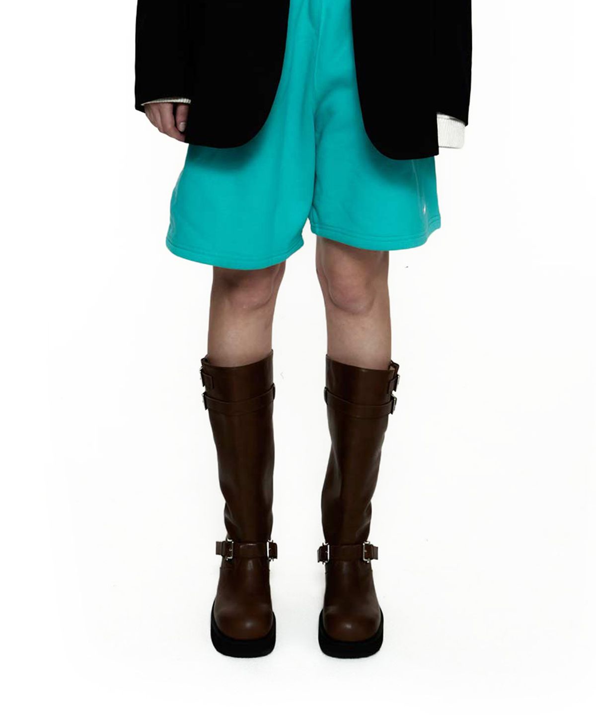 오소이(OSOI) TOBOO BROCLE BOOTS [COGNAC BROWN]