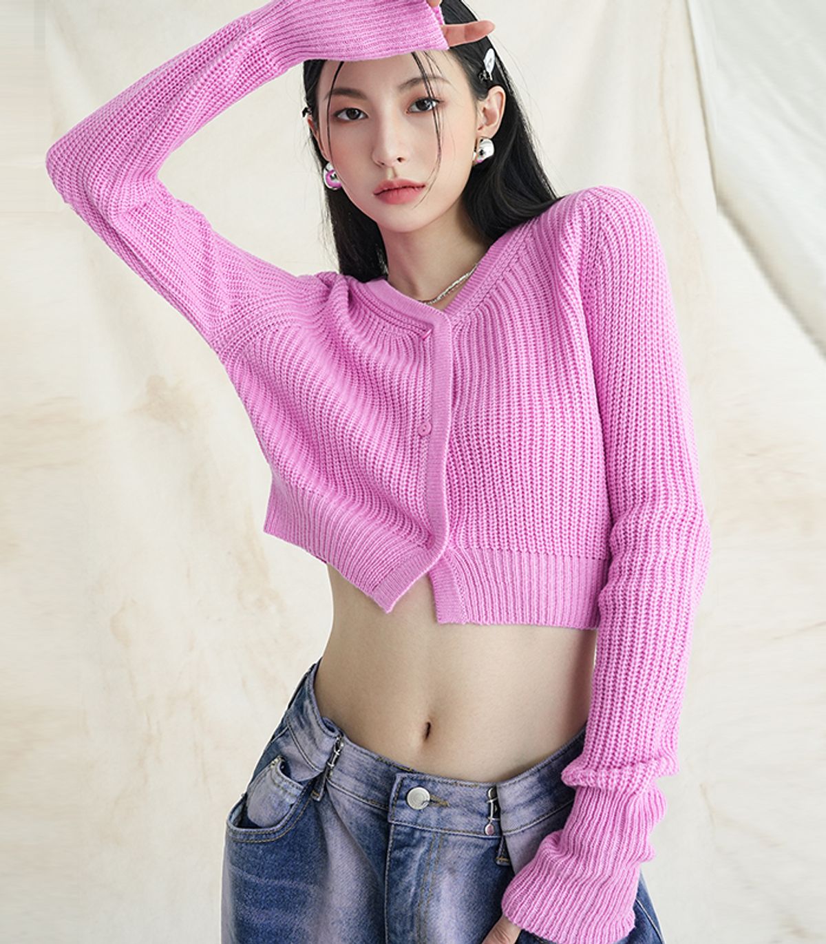 어반드레스(AVANDRESS) V-neck Crop Cardigan - 7 COL