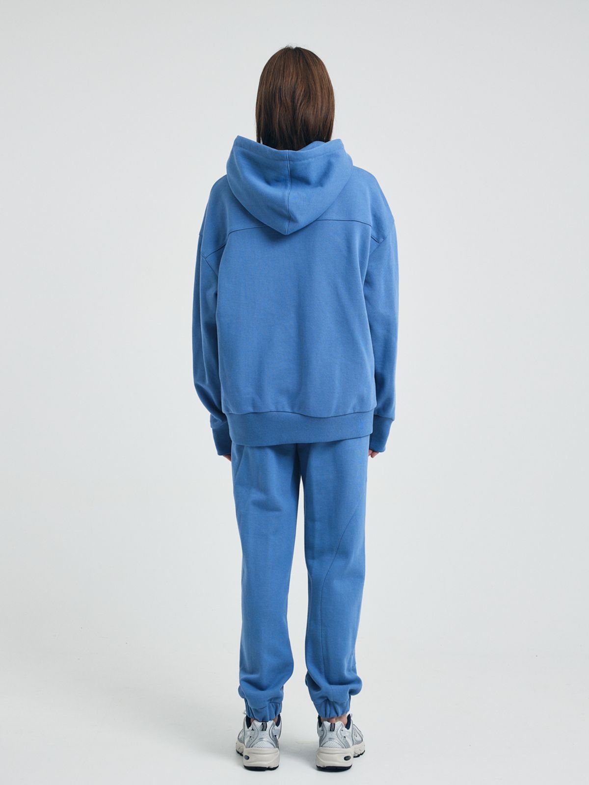쎄이연(SAYYEON) Wave Rib Cloud Hoodie Blue