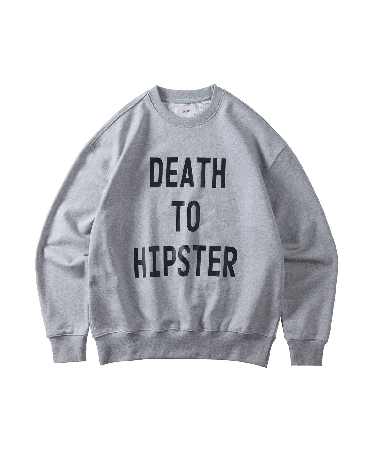 디그레(DGRE) DEATH TO HIPSTER 스웻셔츠 멜란지