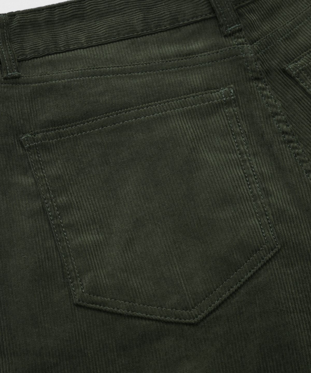프리즘웍스(FRIZMWORKS) CORDUROY COMFORT TWO TUCK PANTS _ OLIVE
