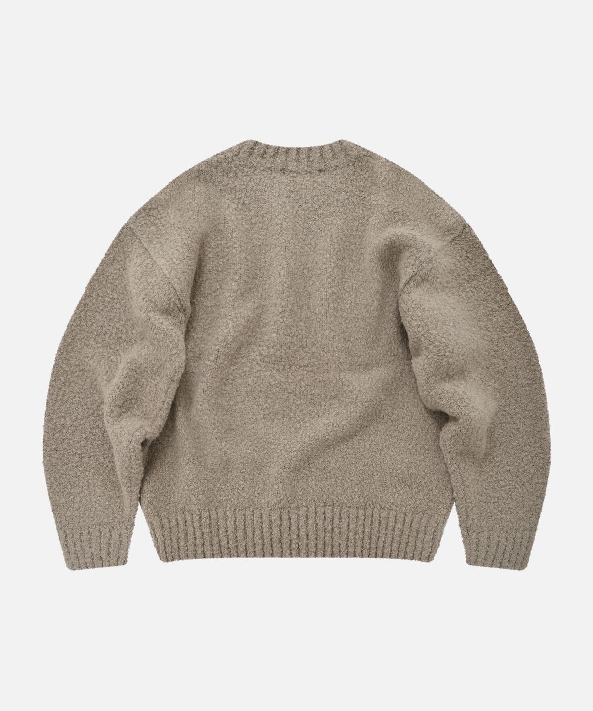 프리즘웍스(FRIZMWORKS) ALPACA BOUCLE KNIT _ COCOA