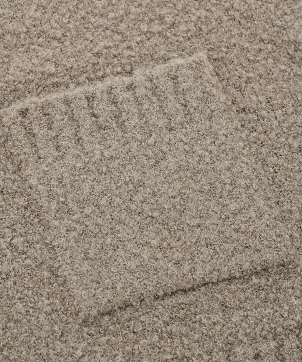 프리즘웍스(FRIZMWORKS) ALPACA BOUCLE KNIT _ COCOA