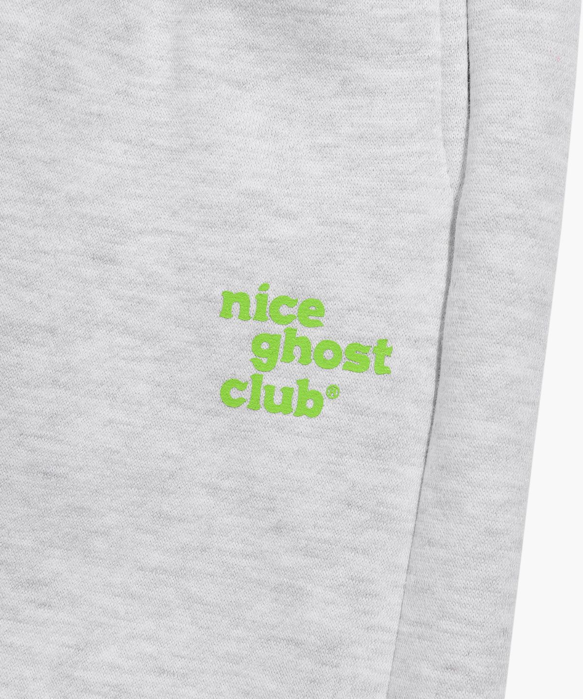 나이스고스트클럽 키즈(NICE GHOST CLUB KIDS) 키즈 오리지널 로고 스웻팬츠_라이트그레이(NG2CFCPA02A)