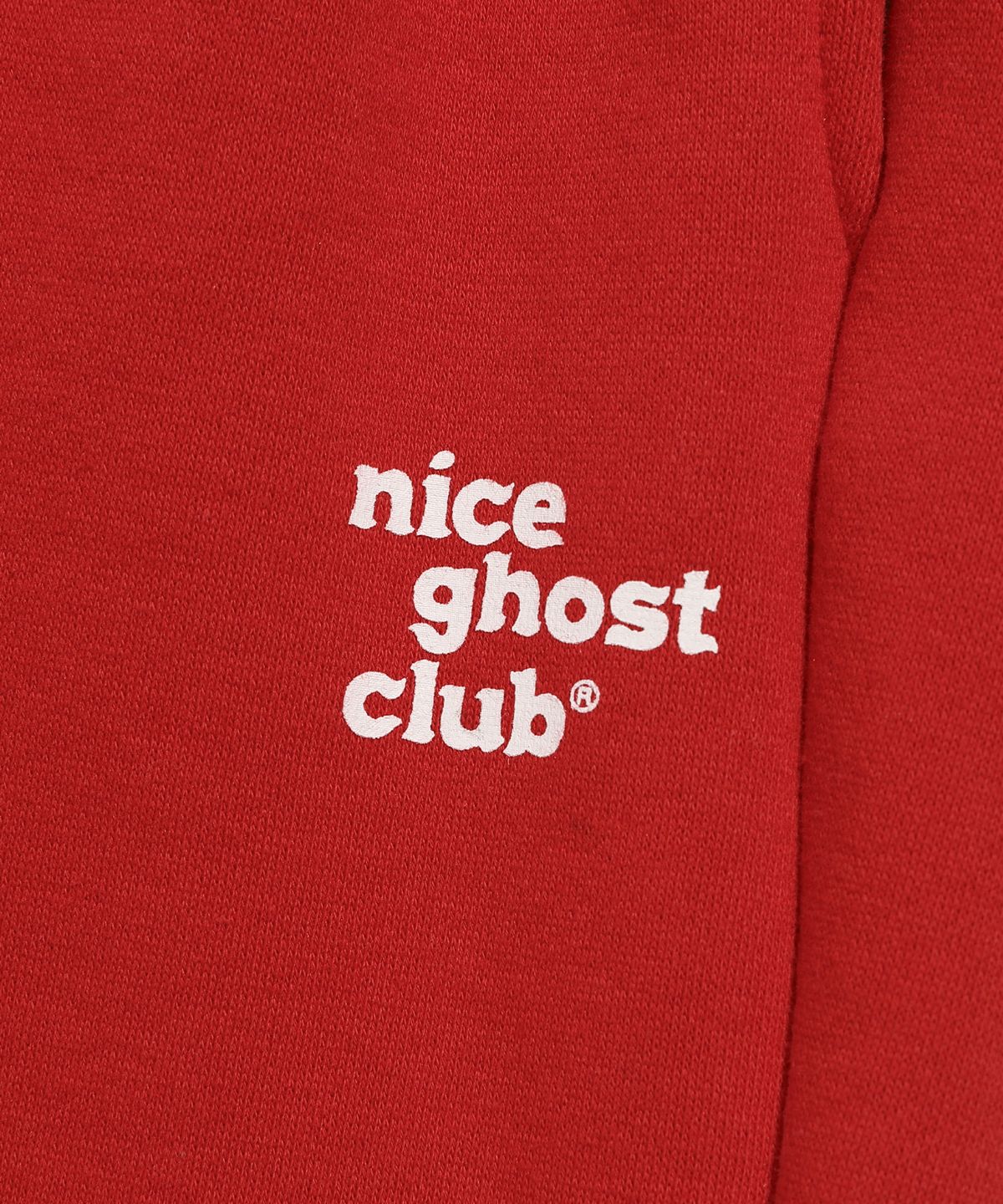 나이스고스트클럽 키즈(NICE GHOST CLUB KIDS) 키즈 오리지널 로고 스웻팬츠_레드(NG2CFCPA02A)