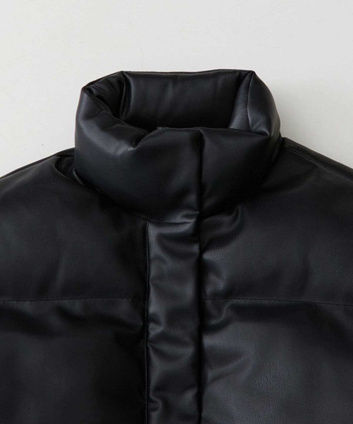 레이디 볼륨(LADY VOLUME) 7062-1 THINSULATE VEGAN LEATHER PADDING_BLACK