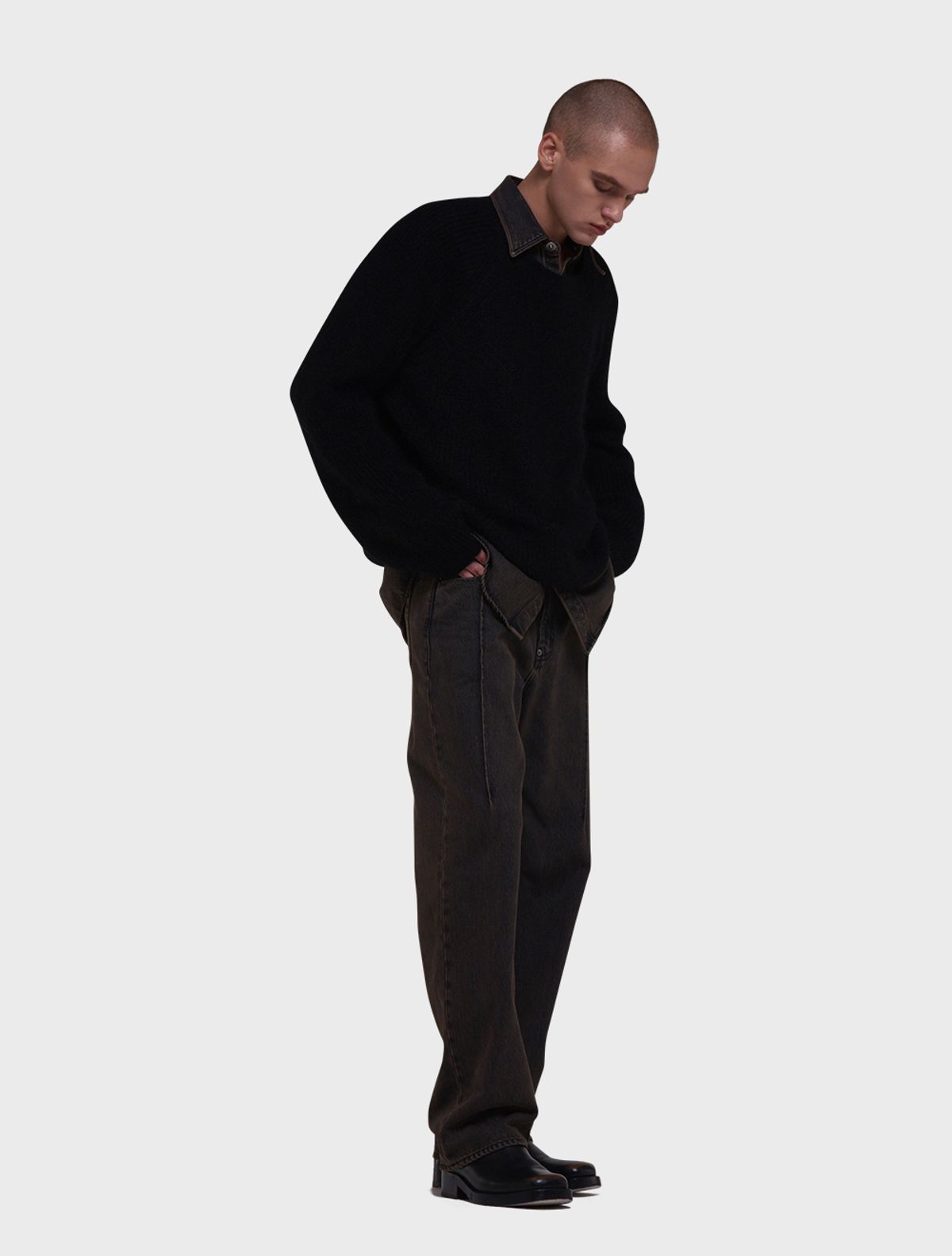 데호(DEHO) RUSTY DENIM [Rusty black]
