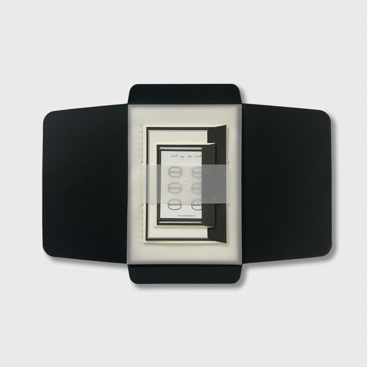 글월(GEULWOLL) Letter SetㅣClassic Black Horizon (가로)