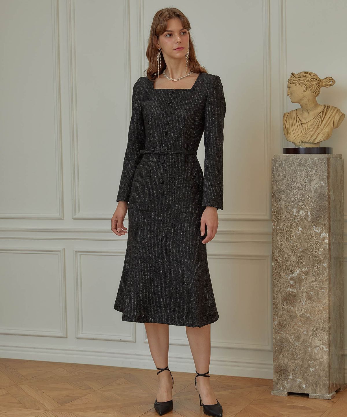 쥴리앤칼라(JULIY&CALLA) 22FW Calla60 EDO  Elsa OPS  Black