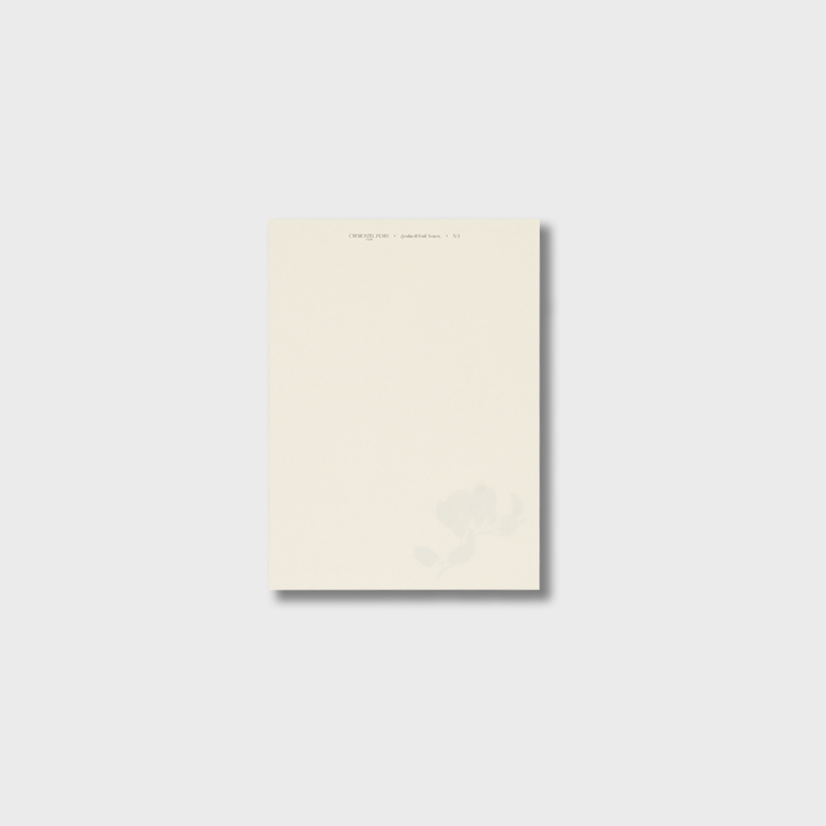 글월(GEULWOLL) Letter Set l Fruit Series 03 Chaumontel Pear