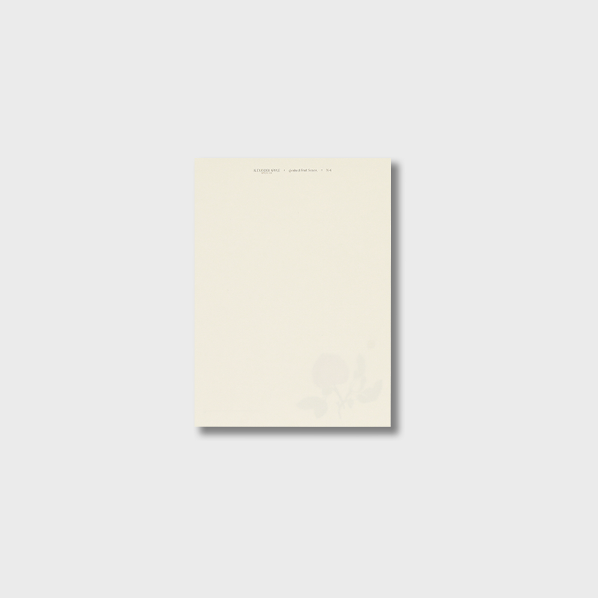 글월(GEULWOLL) Letter Set l Fruit Series 04 Alexander Apple