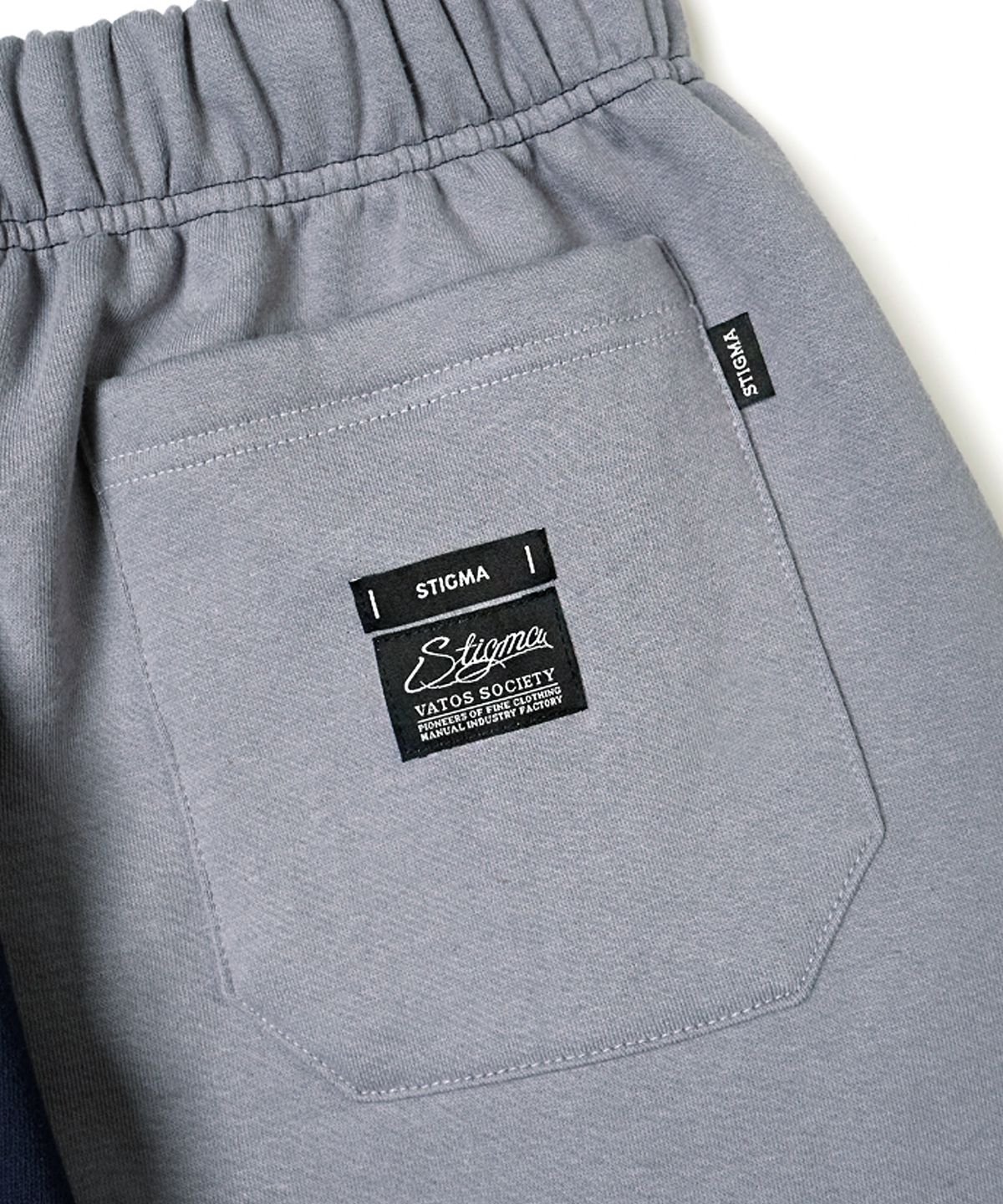 스티그마(STIGMA) 22 HALF COLOR HEAVY SWEAT JOGGER PANTS NAVY GREY