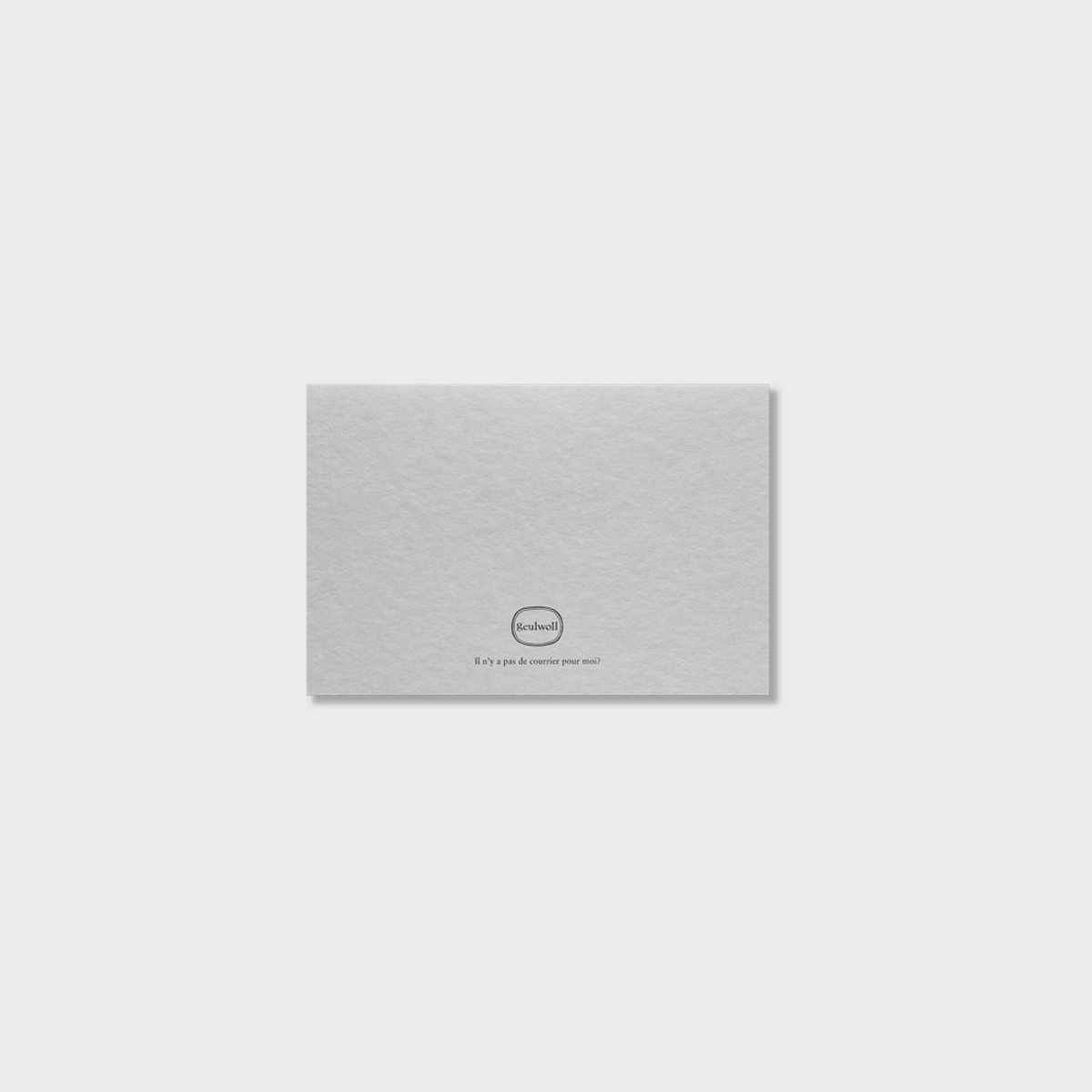 글월(GEULWOLL) Card l Months & Days - Light Grey
