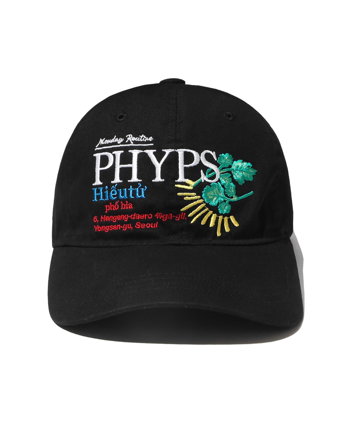 피지컬 디파트먼트(PHYSICAL DEPARTMENT) PHYPS® X HIEUTU CILANTRO CAP BLACK