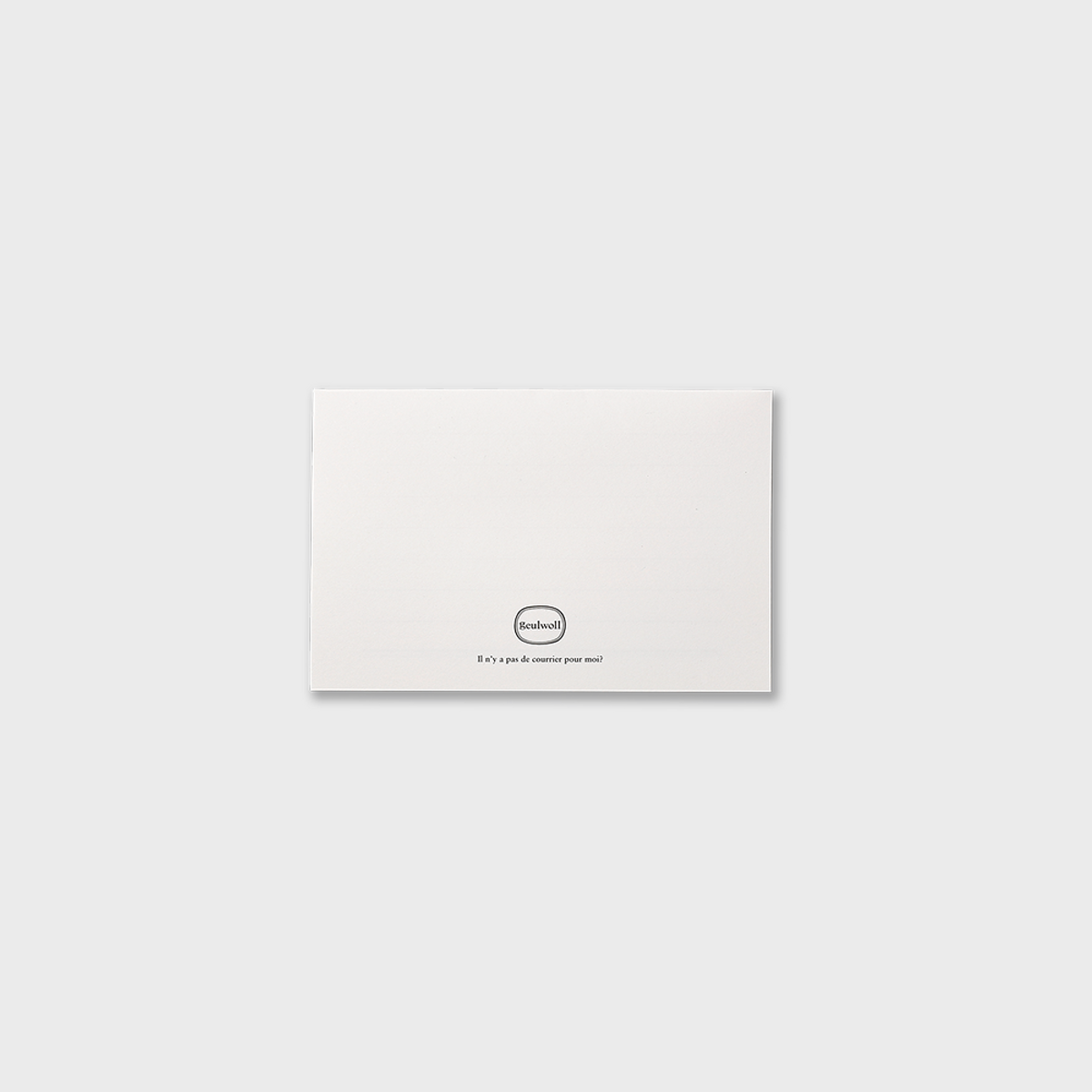 글월(GEULWOLL) Card l Months & Days - White