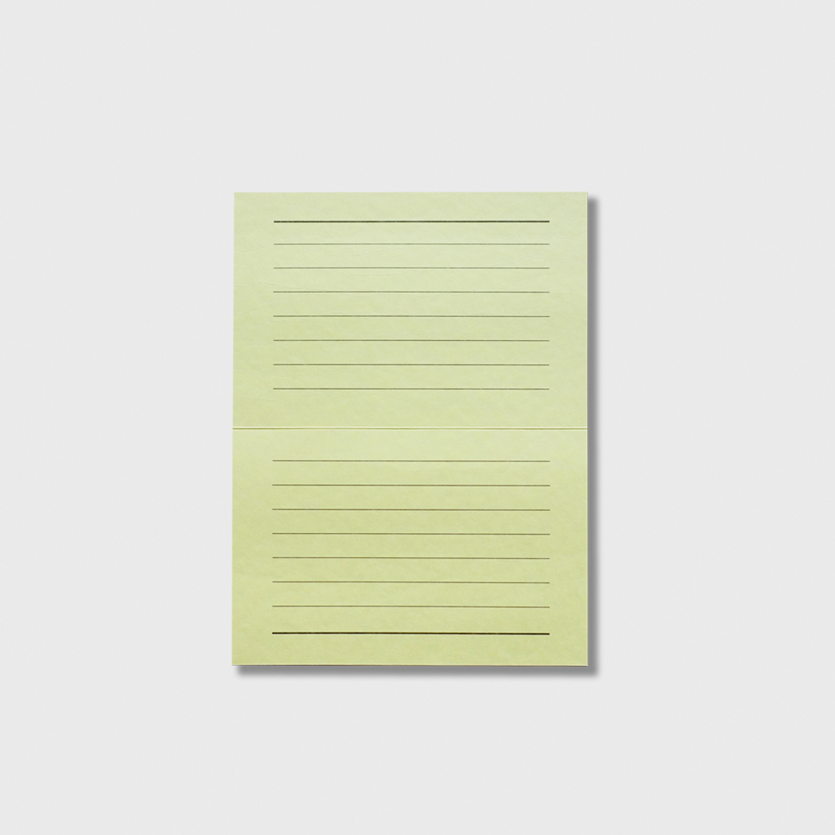 글월(GEULWOLL) Card l Months & Days - Lime Yellow