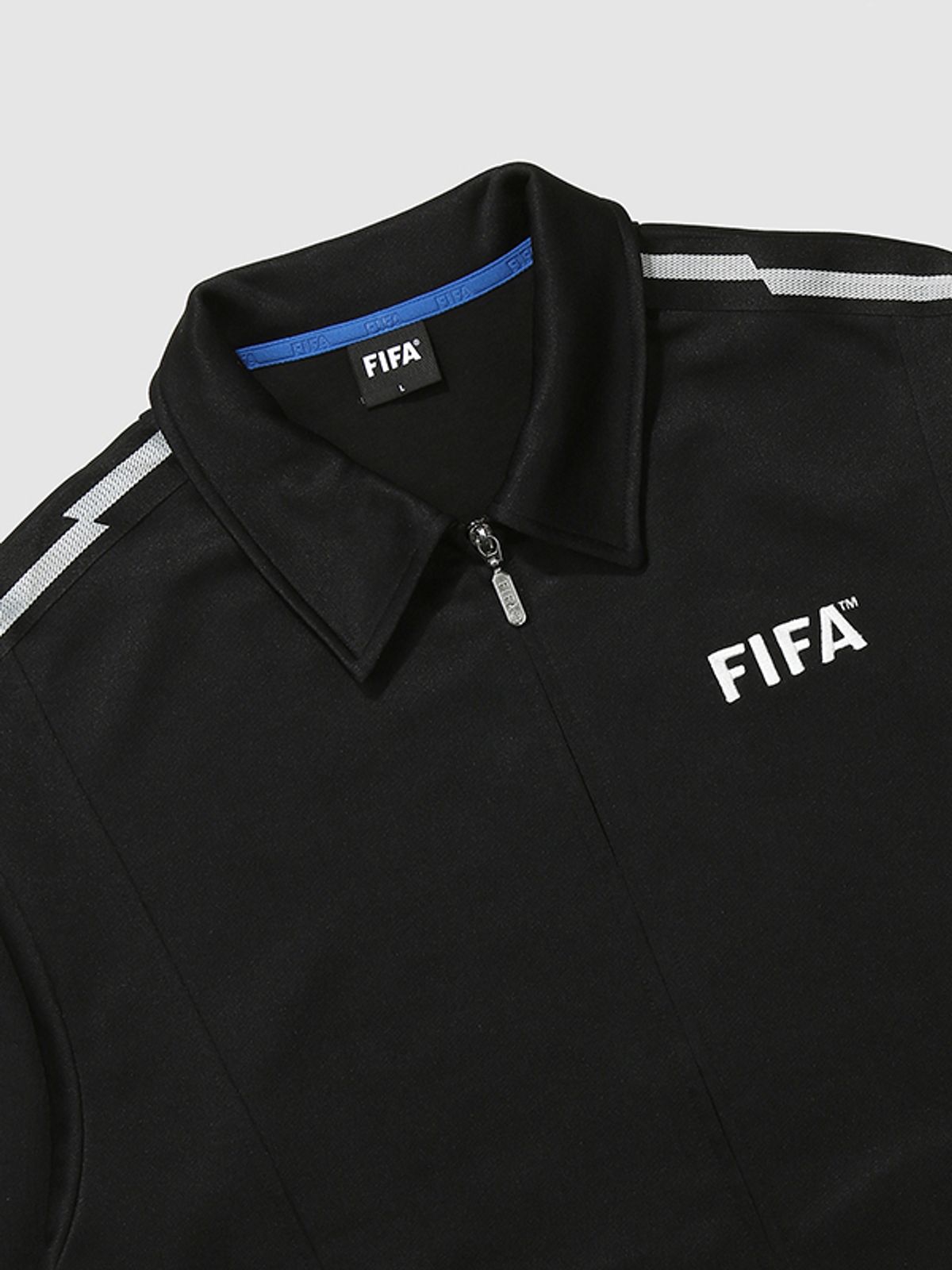 피파 1904(FIFA 1904) 테이프 트랙자켓 블랙(FF23KT01U_160)