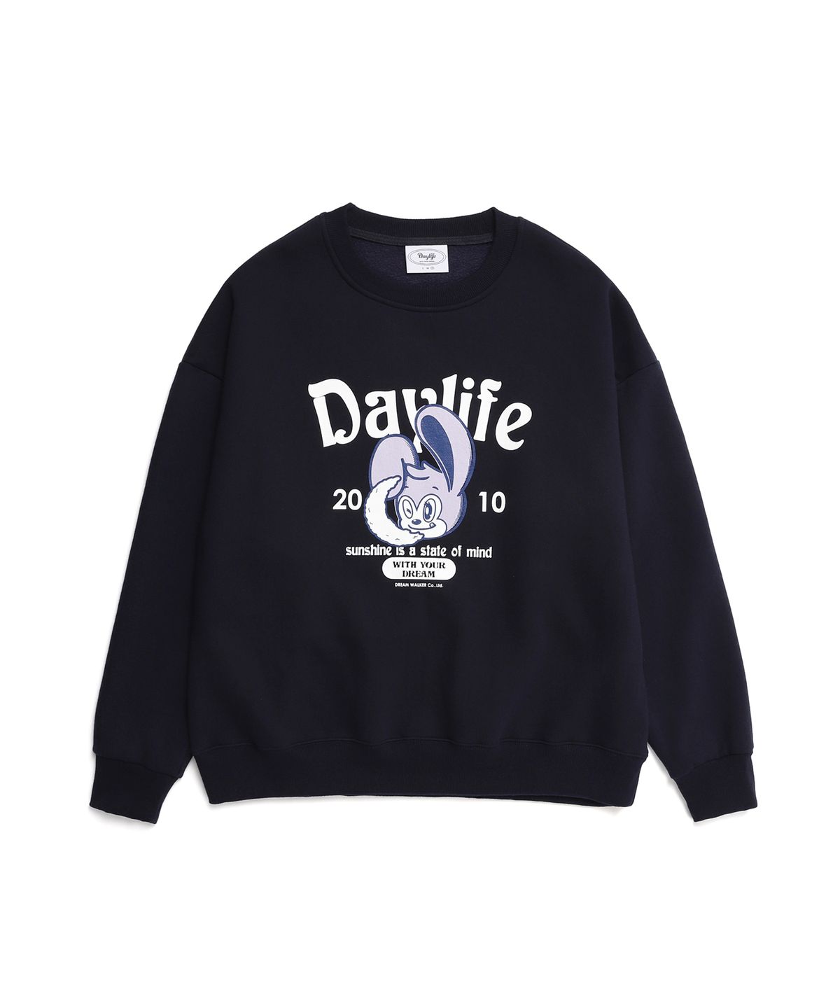 데이라이프(DAYLIFE) 데이니 스웨트 셔츠 (네이비)