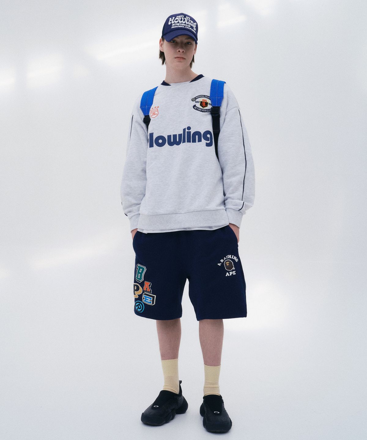 리트리버클럽(RETRIEVER CLUB) RRC SOCCER CREWNECK [MELANGE GRAY]