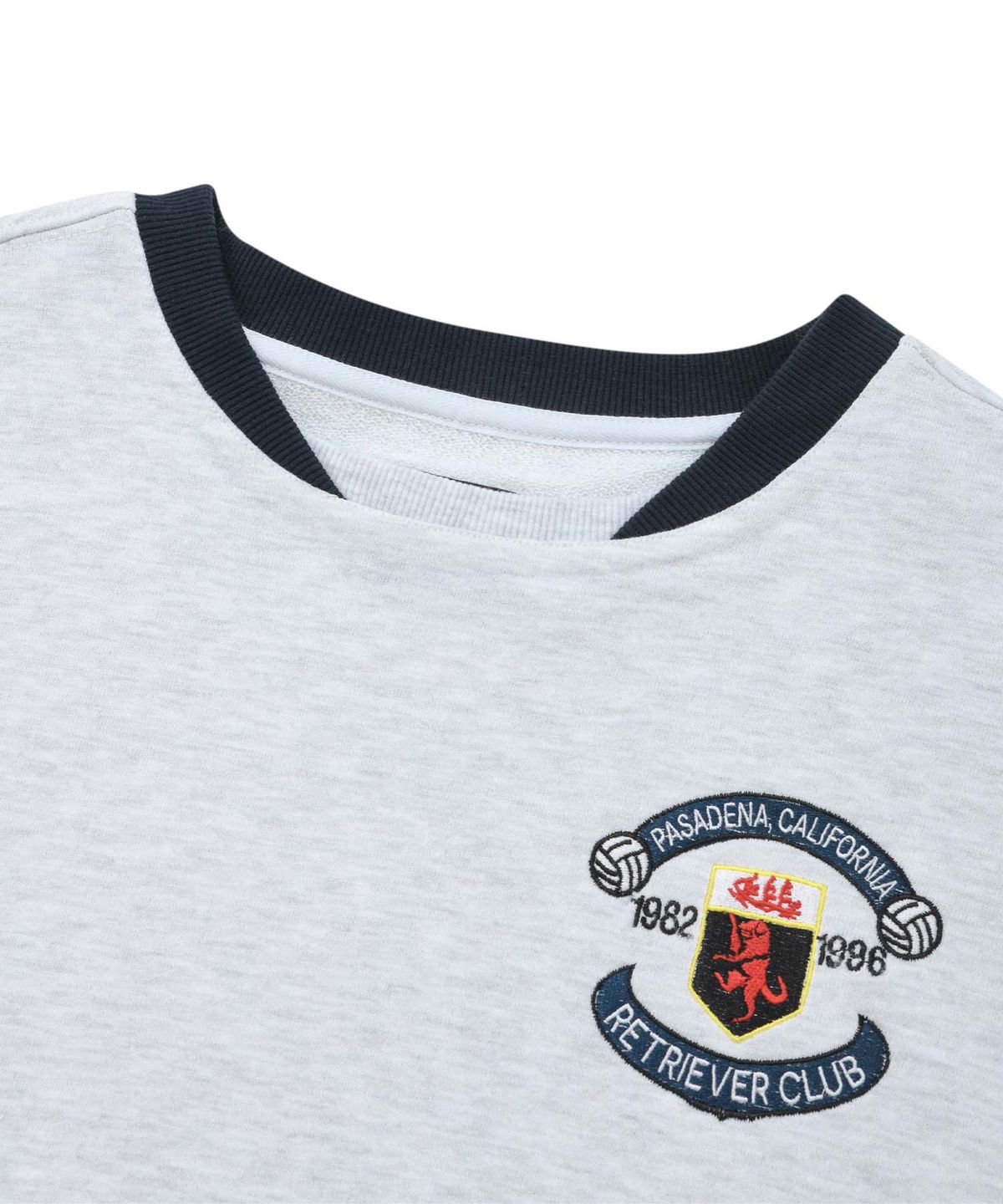 리트리버클럽(RETRIEVER CLUB) RRC SOCCER CREWNECK [MELANGE GRAY]