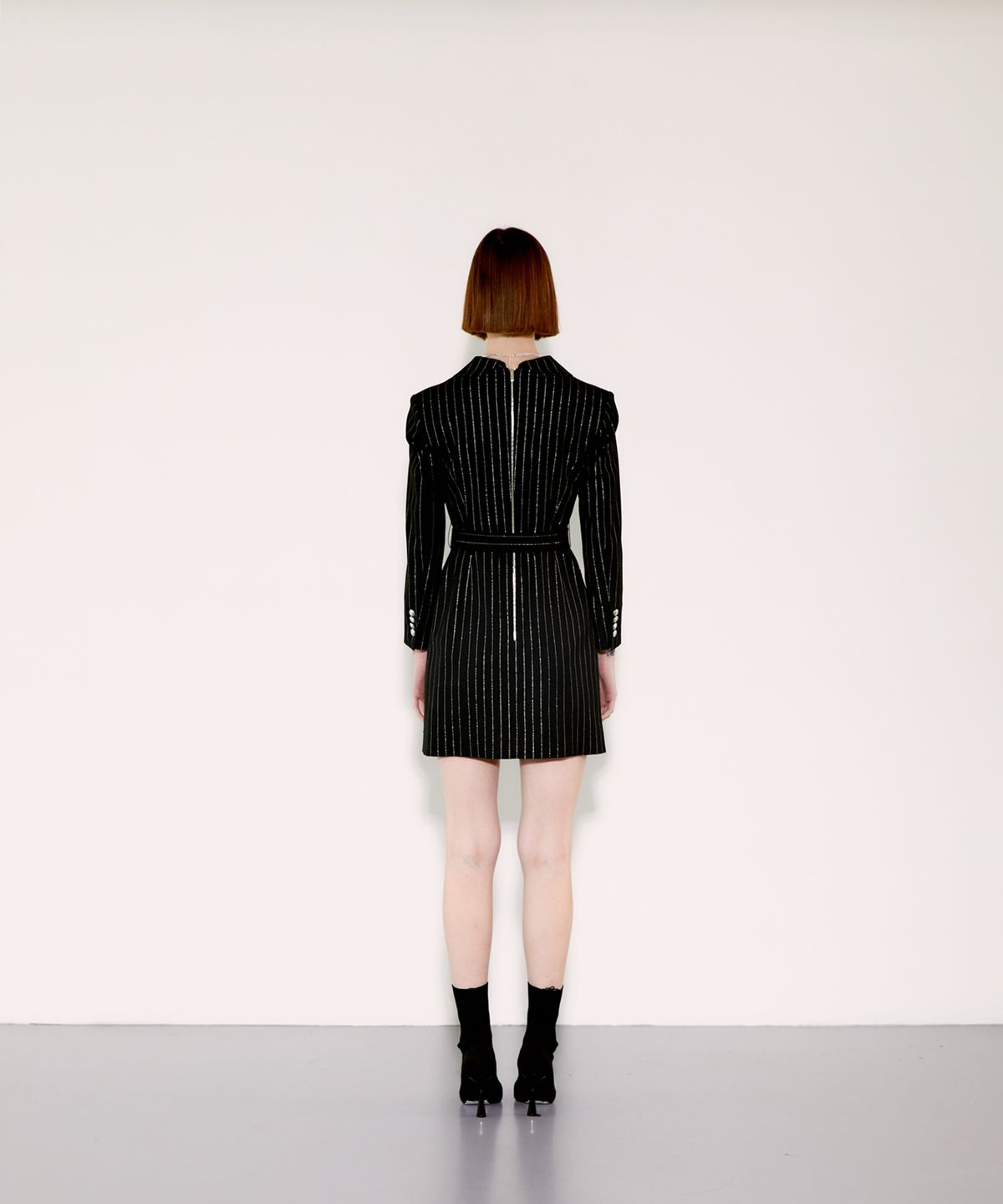 채뉴욕(CHAENEWYORK) Vivi Tailored Jacket Dress [Black Gold]