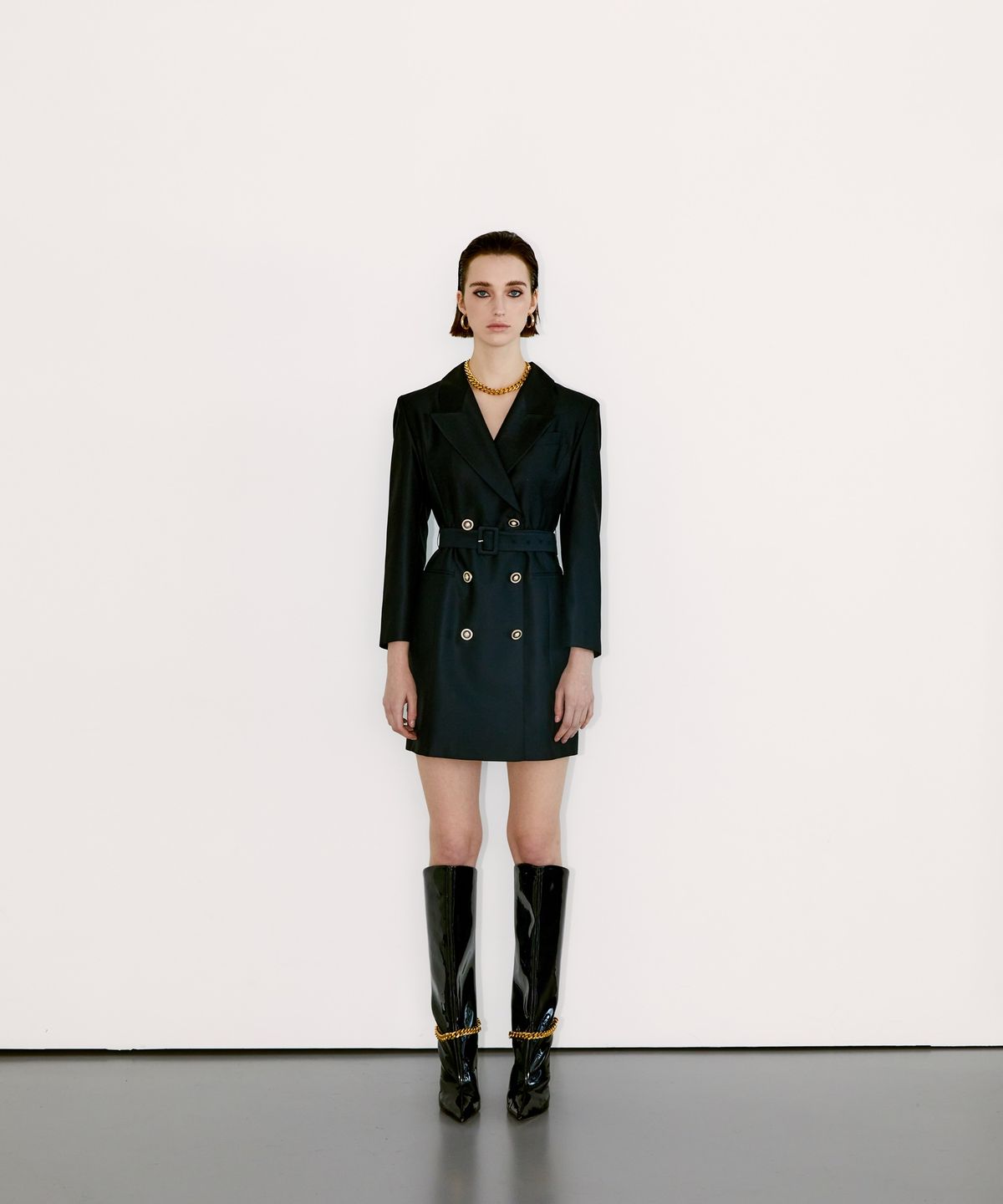 채뉴욕(CHAENEWYORK) Vivi Tailored Jacket Dress [Black]