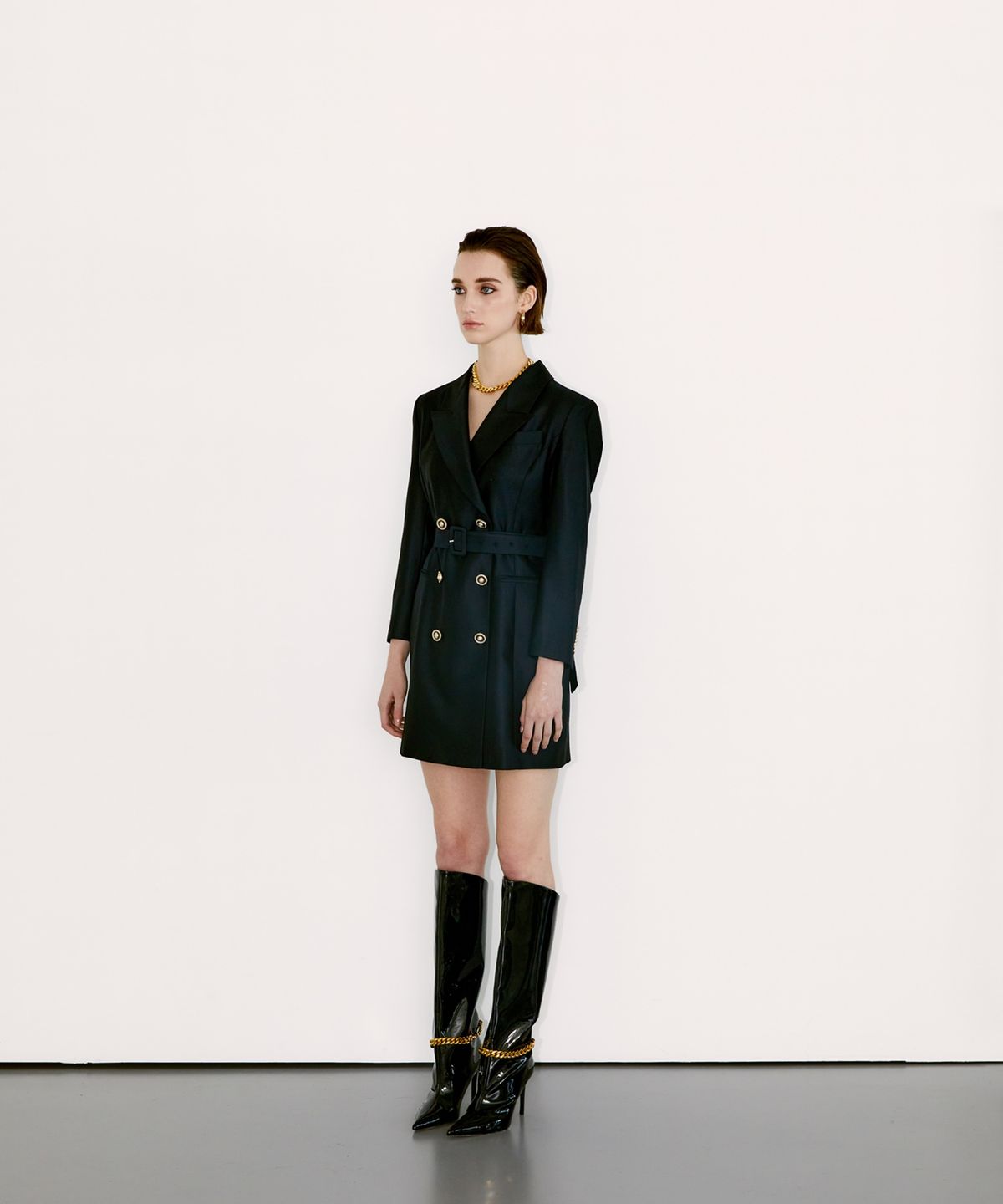 채뉴욕(CHAENEWYORK) Vivi Tailored Jacket Dress [Black]
