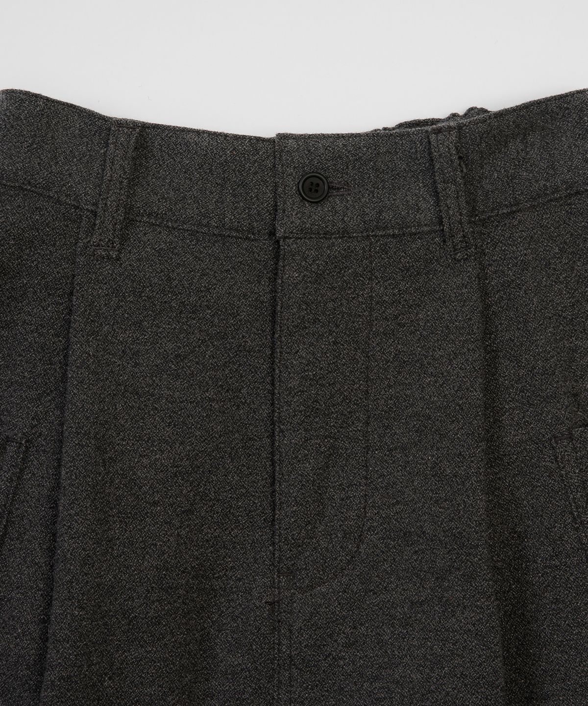 코튼벨(COTTON BELL) 아웃포켓 울스커트 - Wool Charcoal