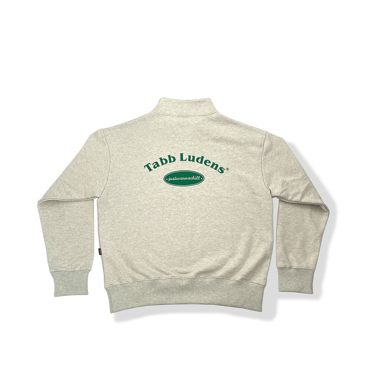 탭루덴스(TABBLUDENS) TABB Logo Half Zip Sweatshirt_Oatmeal