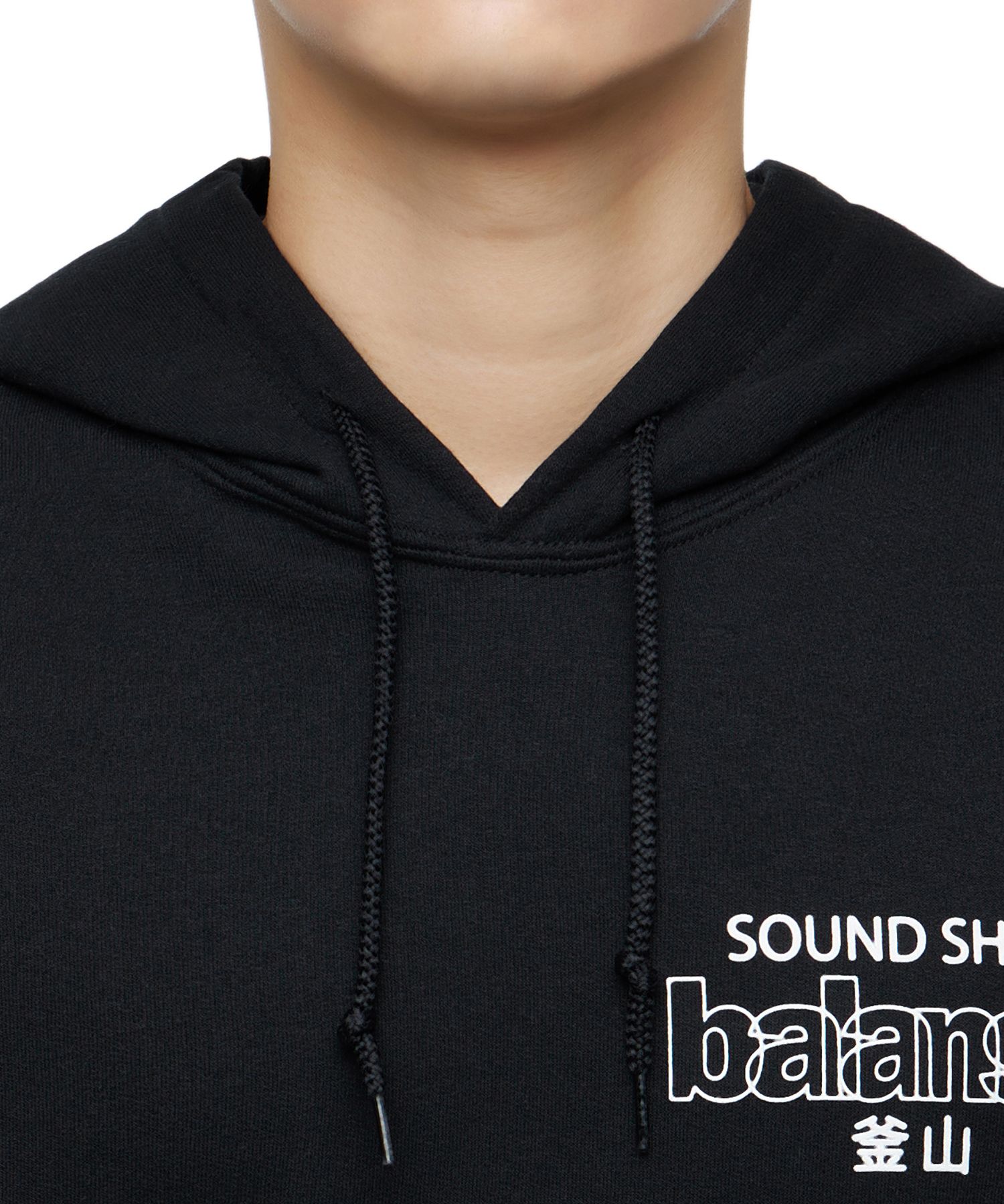 MUSINSA | BALANSA SSB LOGO HOODIE (BLACK)