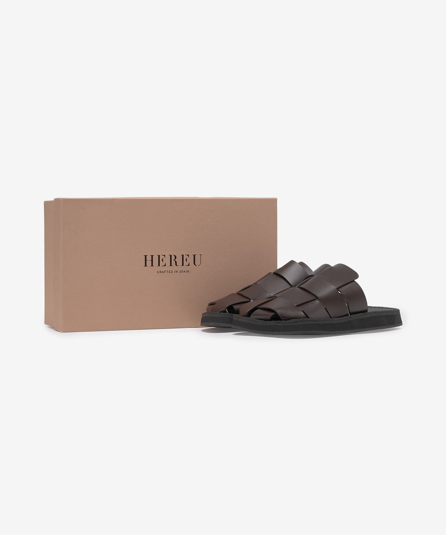 ◆HEREU◆ Dira Slide Dark Brown WFP22DIRA002 WFP22DIRA002FW2 MUSINSA | HEREU Dira Slide - Dark Brown / WFP22DIRA002
