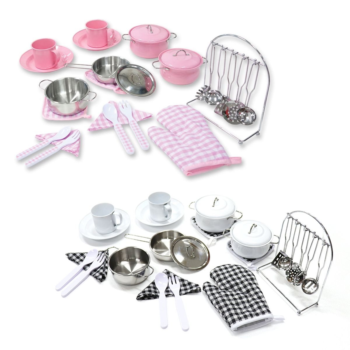 에이치비카펜트리(HB CARPENTRY) 26pcs 메탈 쿡웨어 세트 주방놀이 소품