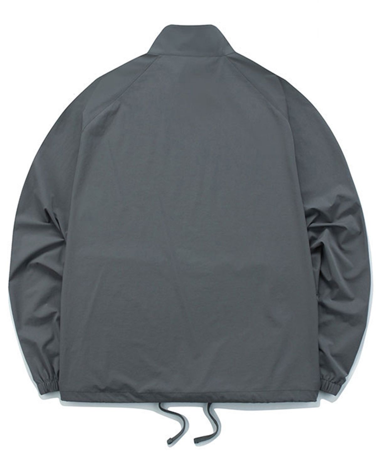 컬럼비아 유니버시티(COLUMBIA UNIVERSITY) CU NY OVERFIT NYLON ZIP-UP JACKET 차콜