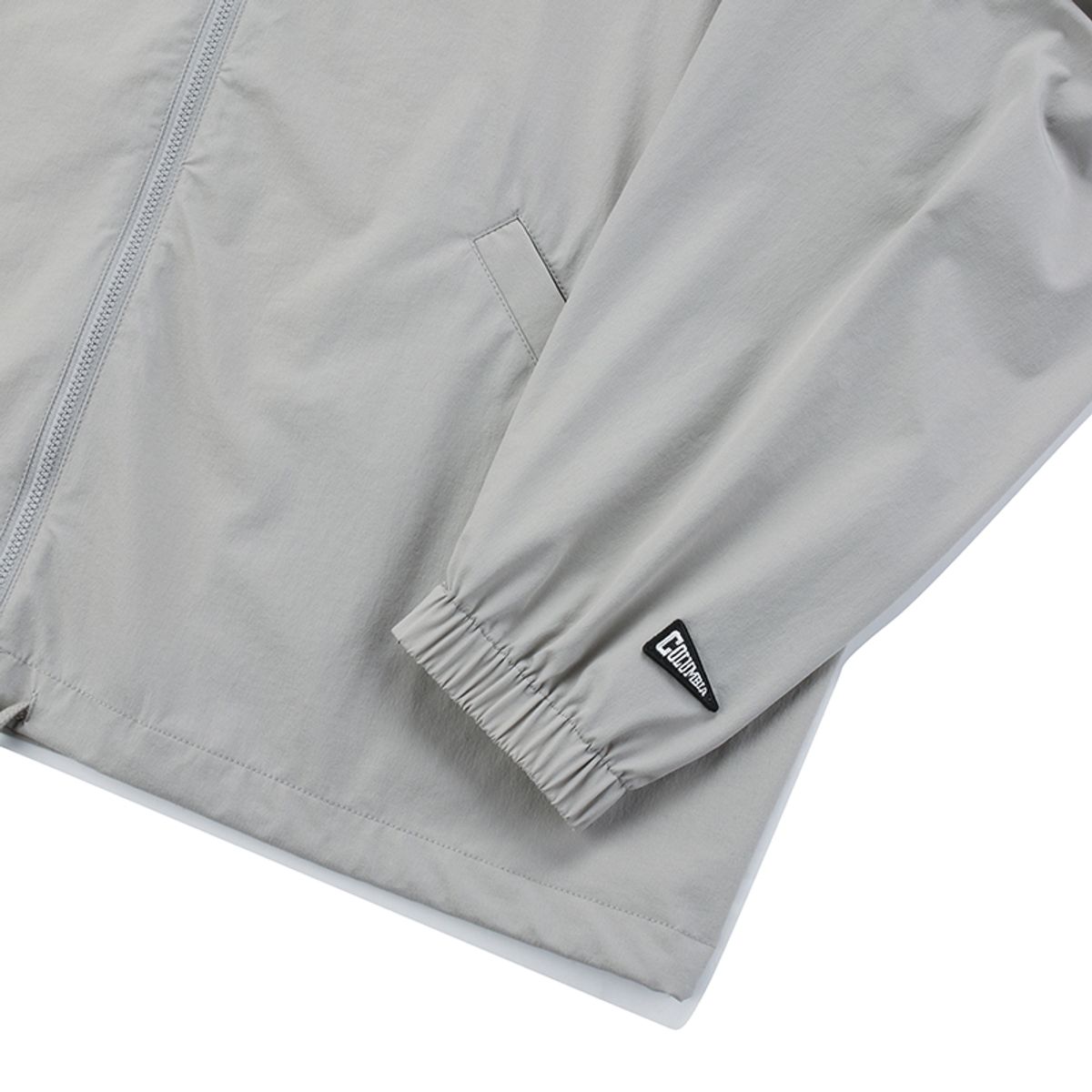 컬럼비아 유니버시티(COLUMBIA UNIVERSITY) CU NY OVERFIT NYLON ZIP-UP JACKET 웜그레이
